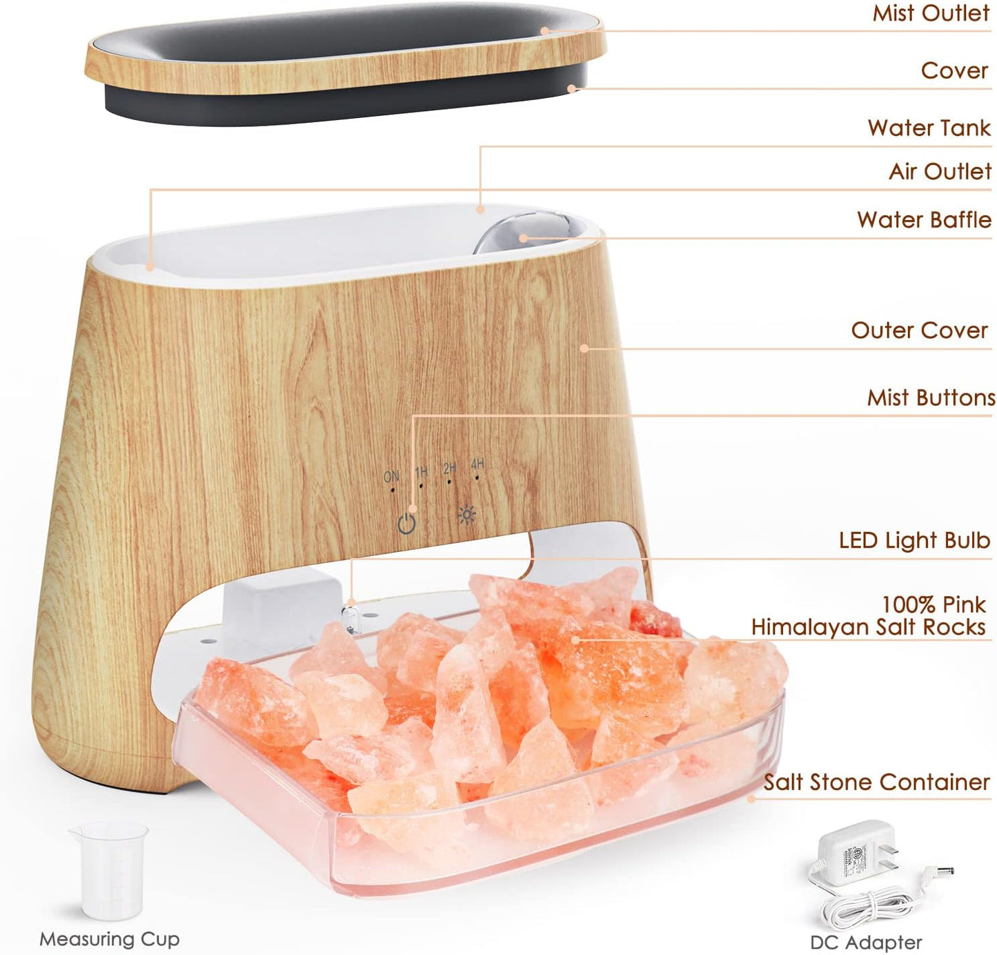 Himalayan Salt Lamp & Essential Oil Diffuser