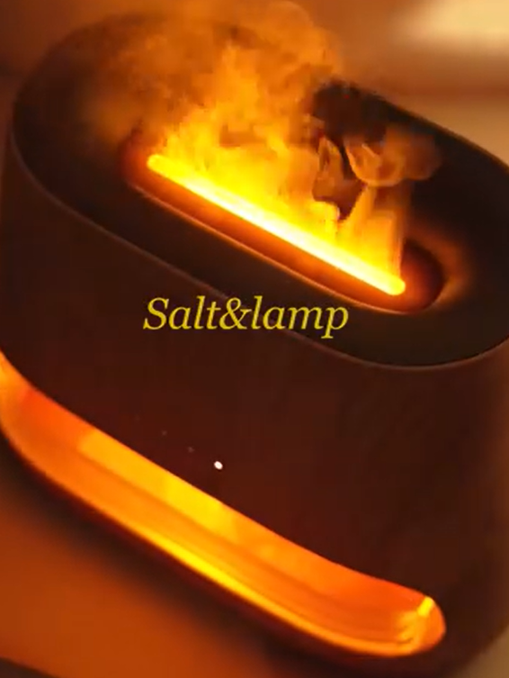 Himalayan Salt Lamp & Essential Oil Diffuser